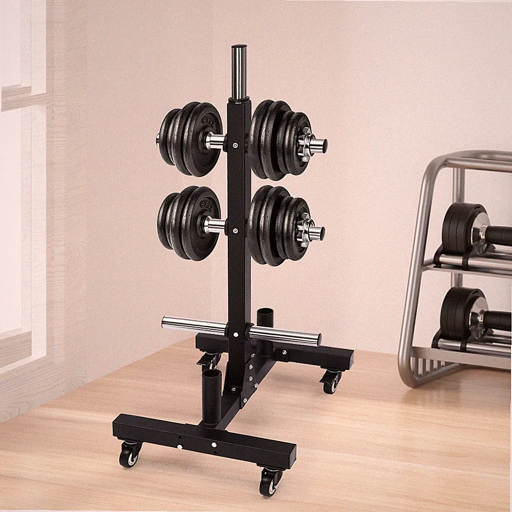 Dumbbell Rack Vertical Storage Tree Holder Plate Rack Tree Stand 500kg/1102.3lbs