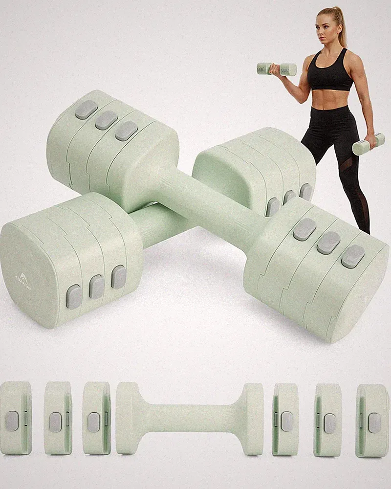 Dumbbell Set for Home Gym, 4 in 1 Adjustable Weights Dumbbells Set for Women,...