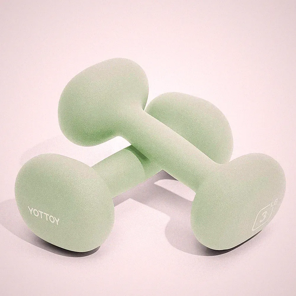 Dumbbell Set of 22-15 Pound Hand Weights for Women Non-Slip Hand Weights for...