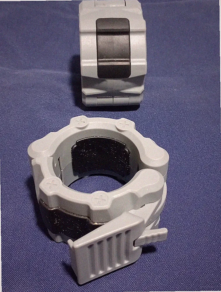 Dumbbell Set Olympic Bar Weights Collars Barbell Quick Lock Clamp Clips 2in Gray