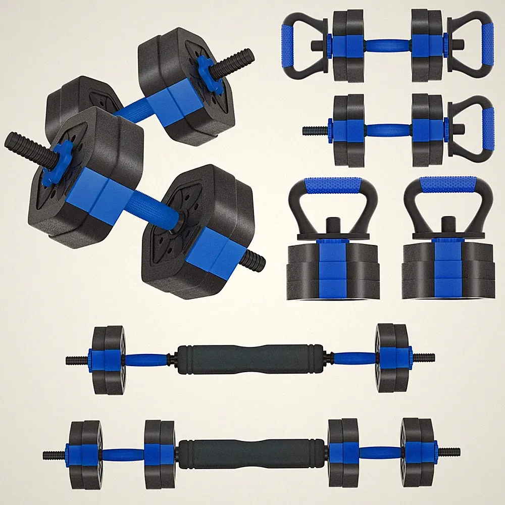 Dumbbell Sets Adjustable Weights, Free Weights with Connector, Non-Rolling Ad...