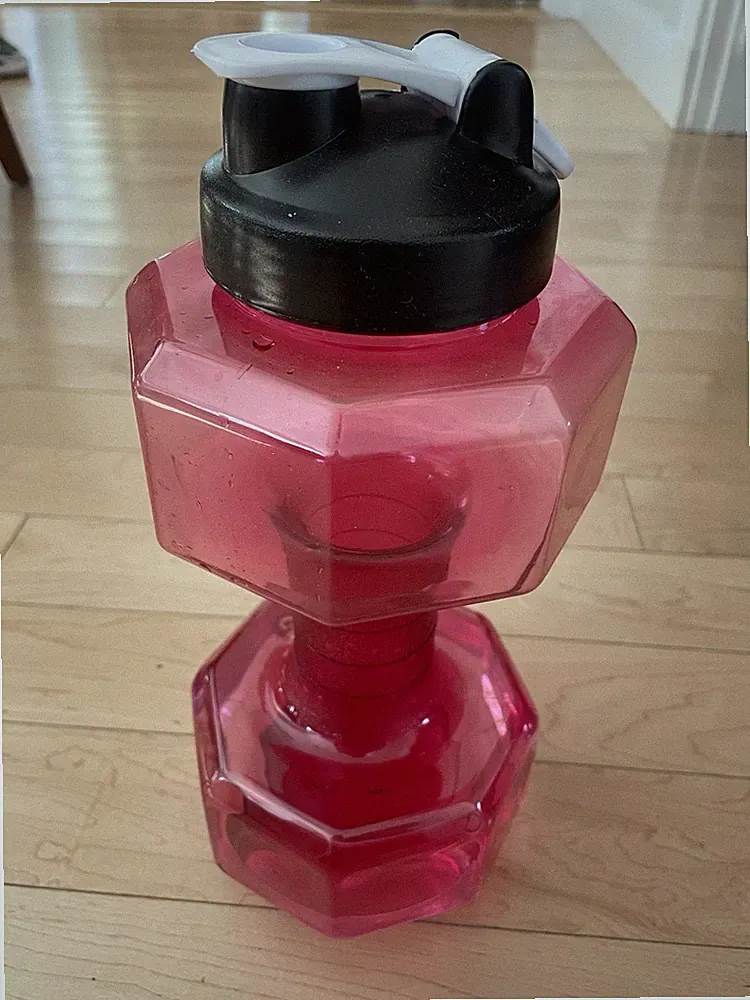 Dumbbell Shape Water Bottle, Portable Weight Water Bottles, Dumbbell