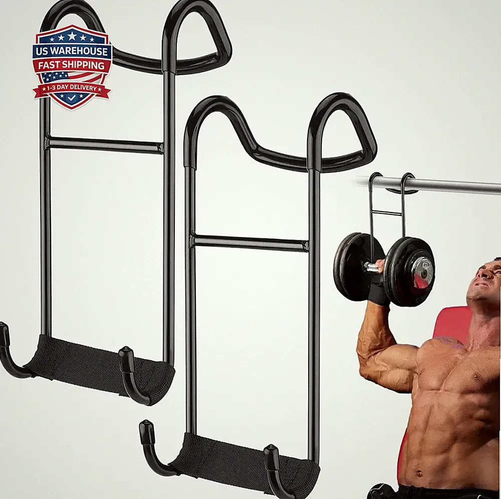 Dumbbell Spotter Hooks Hangers, Heavy Power Dumbbells Rack Attachments for Dumbb