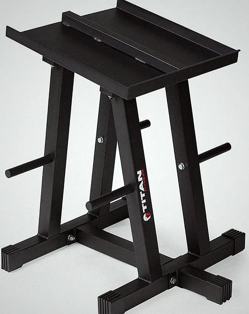 Dumbbell Stand & Plate Tree, 260lb Capacity, Home Gym Storage Rack