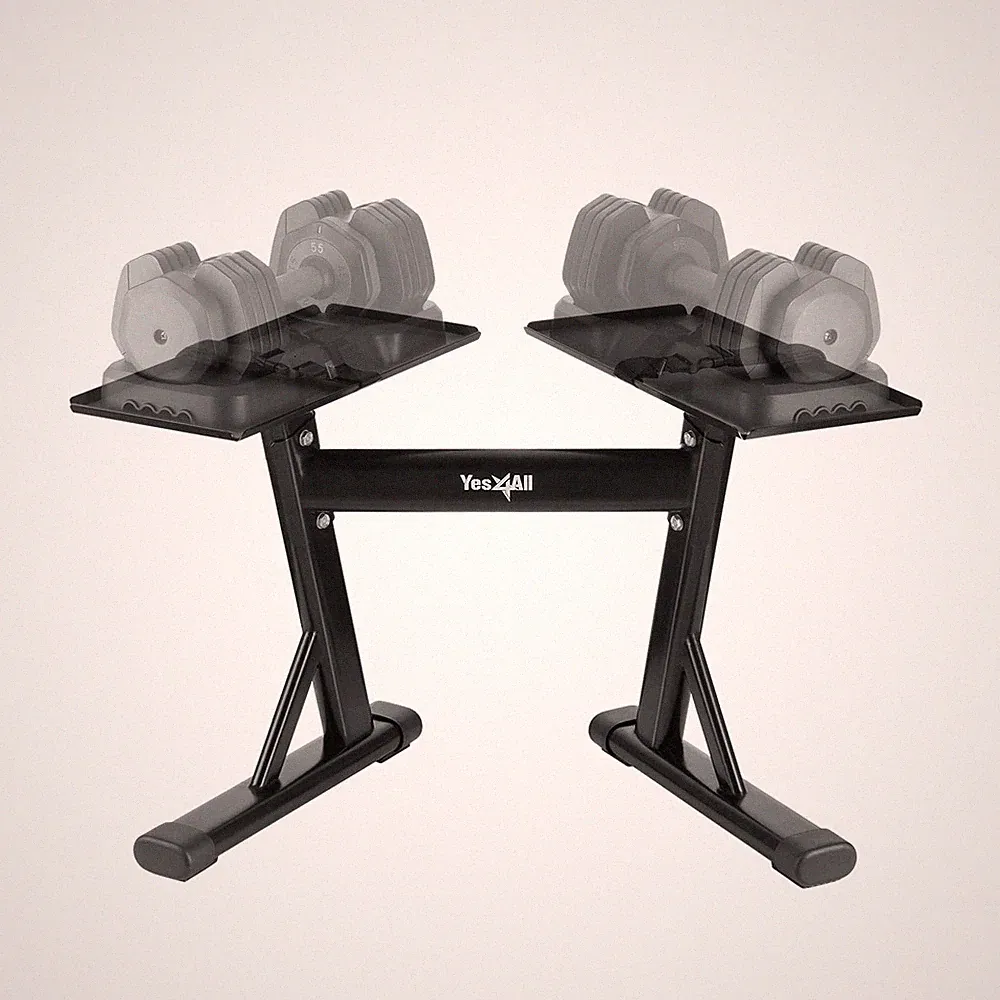 Dumbbell Stand Rack 160 Pound Capacity Yes4All Safety