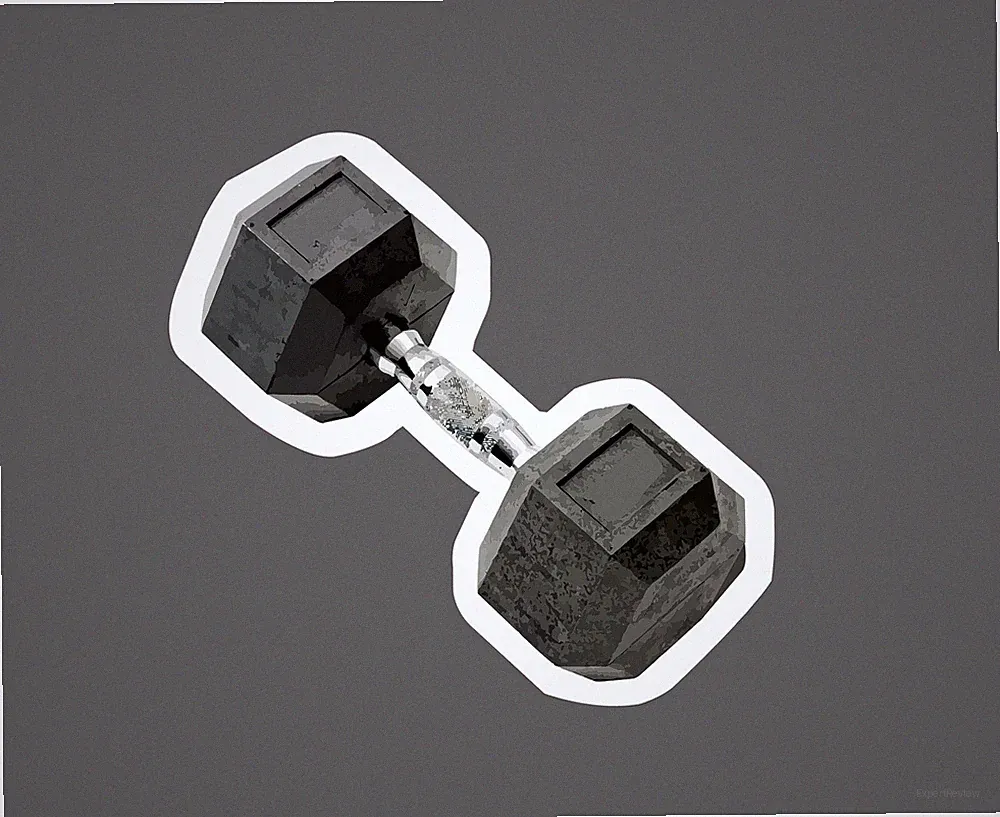Dumbbell Sticker Gym Workout Waterproof