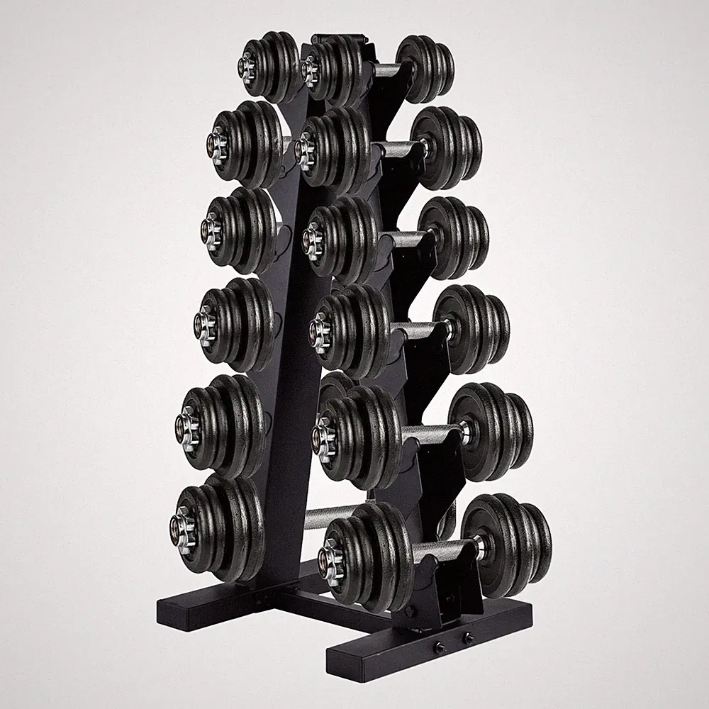 Dumbbell Storage Rack Dumbbell Alloy Steel A-Frame With Storage Stand Brand New