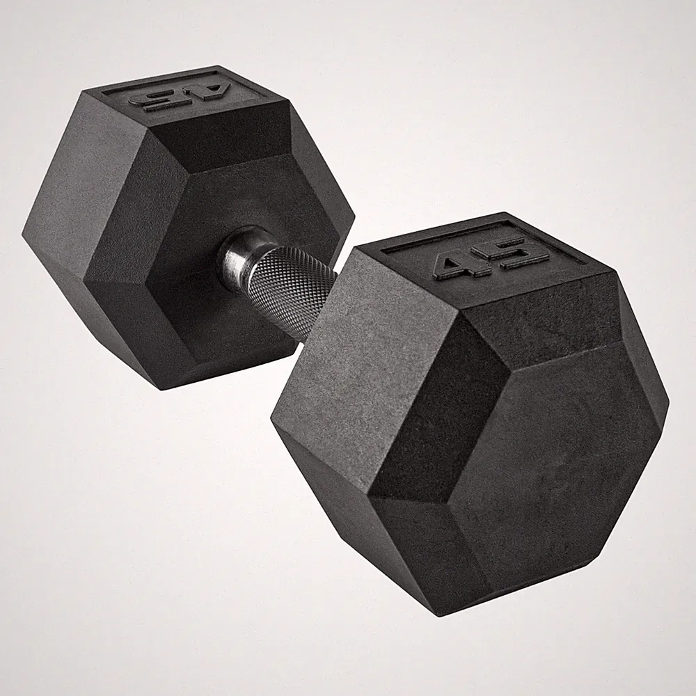 Dumbbell Weight 45 LB Single Coated Padded Grip Comfort CAP Barbell Weights