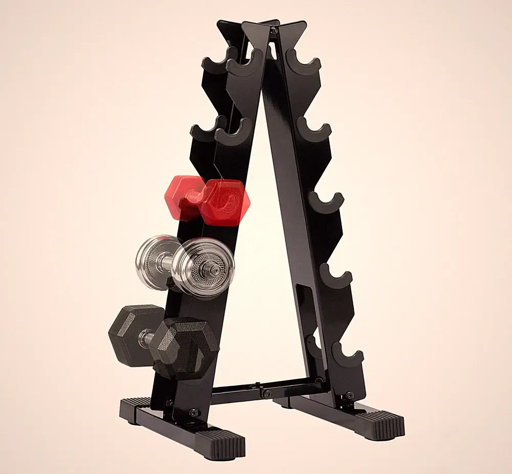 Dumbbell Weight Rack Stand Only 260 LBS Weights Capacity, AFrame Dumbbell We...