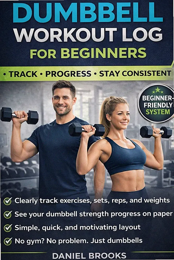 Dumbbell Workout Log for Beginners: Track Sets, Reps, Weight, and Progress Using