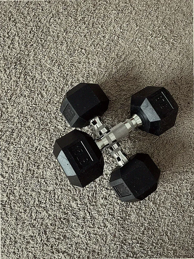 Dumbbells 15 IB in very good condition