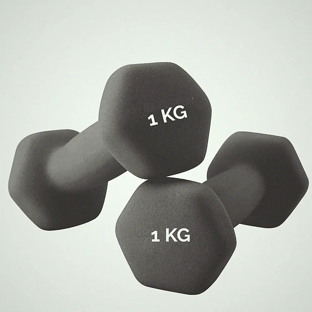 Dumbbells for the Gym Home Fitness Hexagonal Dumbbells in Neopre...