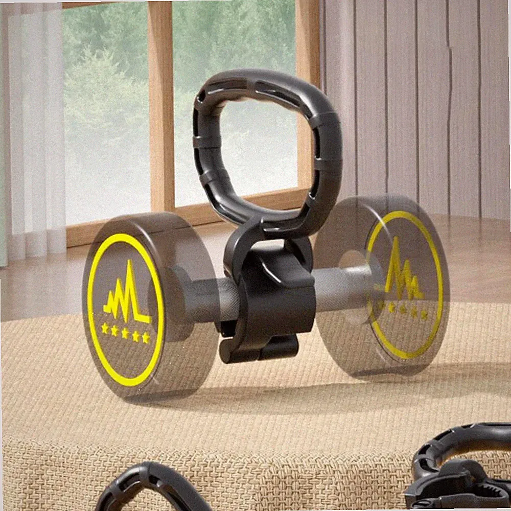 Dumbbells Grip Strength Training Kettle Grip Handle for Outdoor Fitness Gym