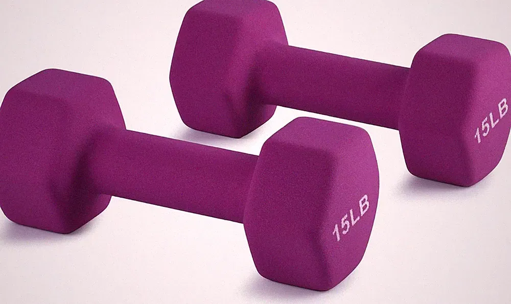 Dumbbells Neoprene with Non Slip Grip Weight for Total Body Workout Compatible w