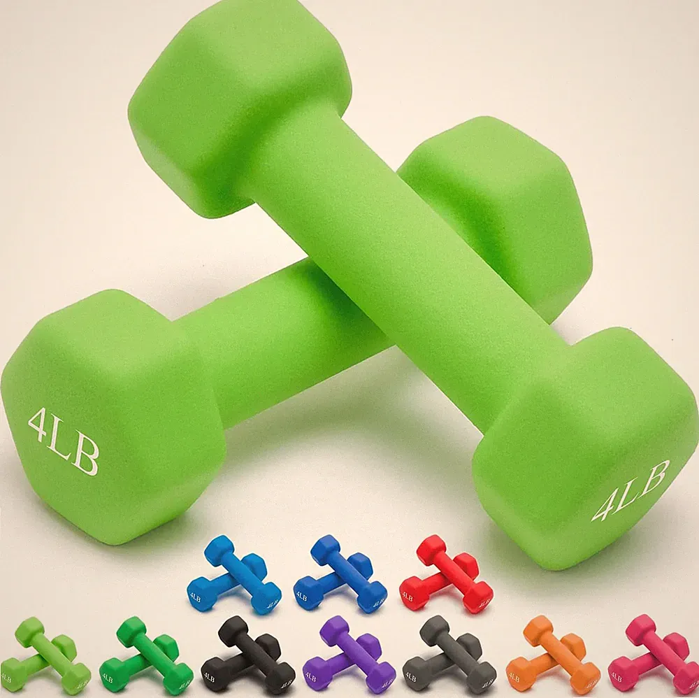 Dumbbells Neoprene with Non Slip Grip Weight for Total Body Workout