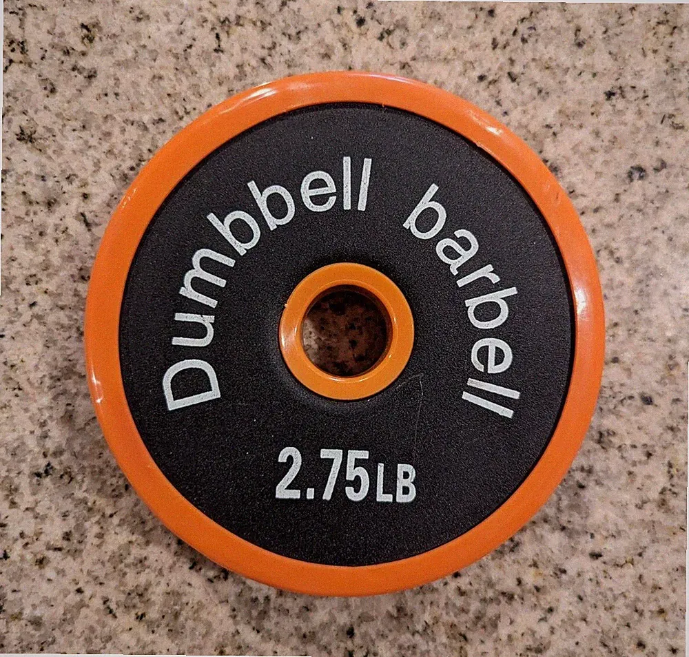 Dumbell barbell orange 2.75lb