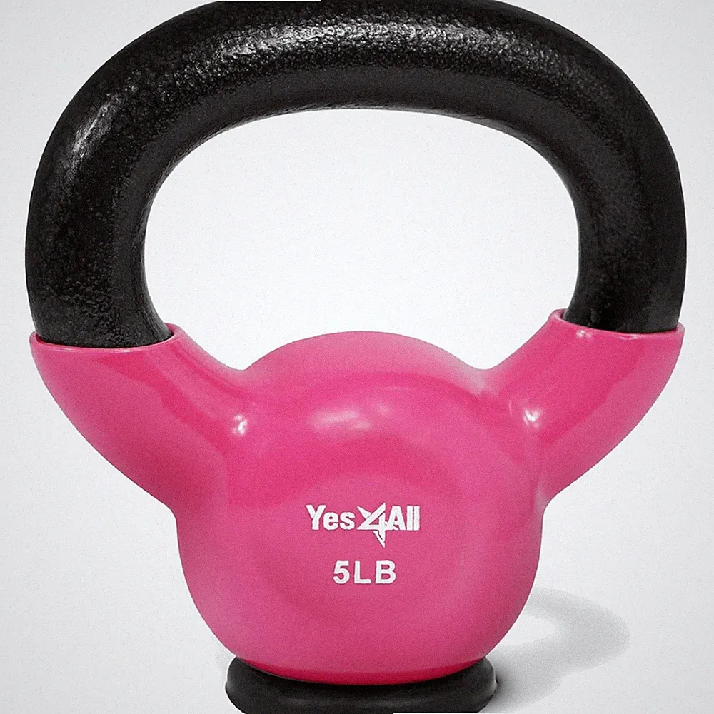 Durable Rubber Base Kettlebell Set 10-65 lbs - Perfect for Home Gym Workouts