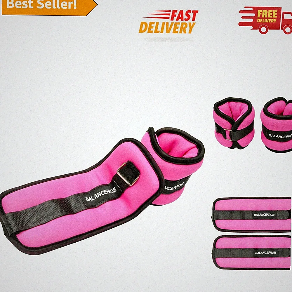 Dynamic 1-20LBS Adjustable Ankle & Arm Weights - Perfect for All Fitness Levels
