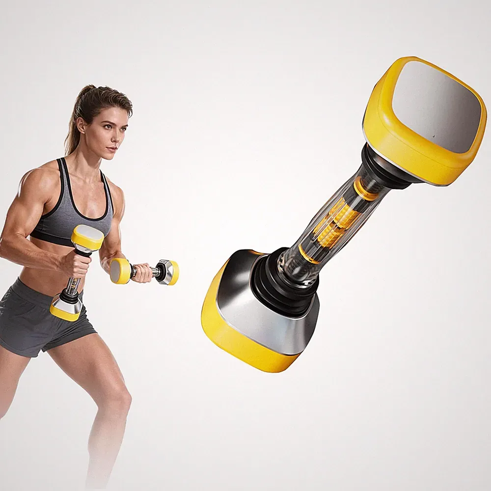 Dynamic Weight Adjustable Dumbbell Set 22-66 lbs,Weight for Full Body Workout...
