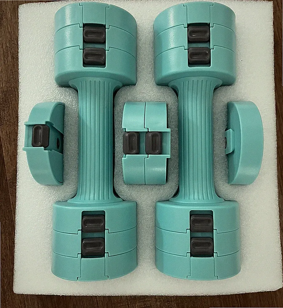 EAST MOUNT Adjustable Hand Weights 5lb Dumbbells Set of 2, 4 In 1 Set