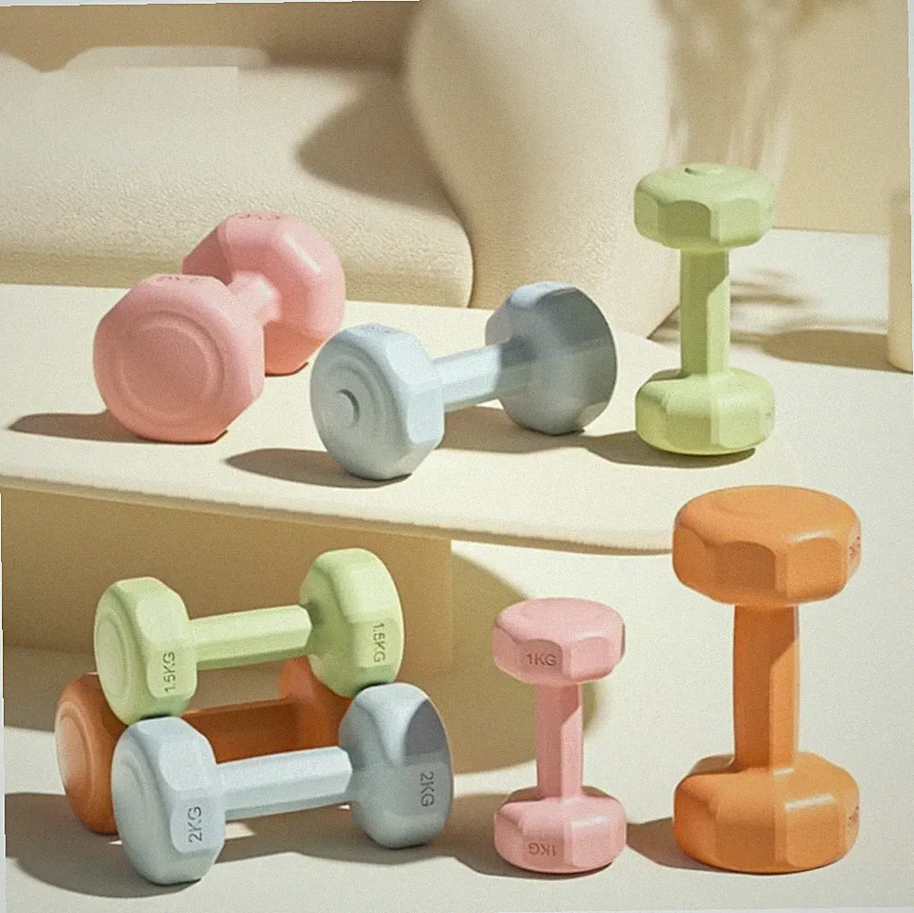 Elegant Home Gym PVC Dumbbells