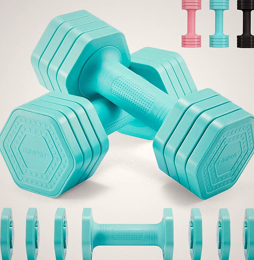 rubber dumbbells for women