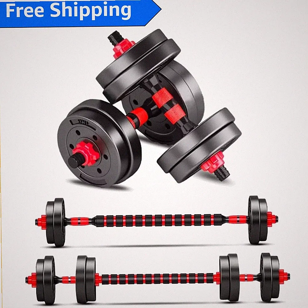 Ergonomic Adjustable Dumbbells 20lbs Set - Ideal for Space-Saving Home Workouts