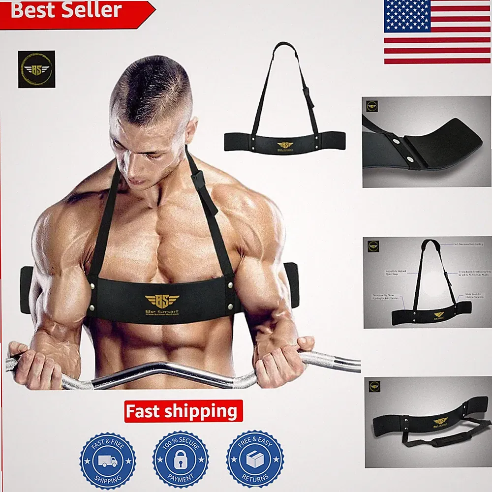 Ergonomic Arm Blaster for Enhanced Muscle Gains - Ideal for Dumbbells & Barbells