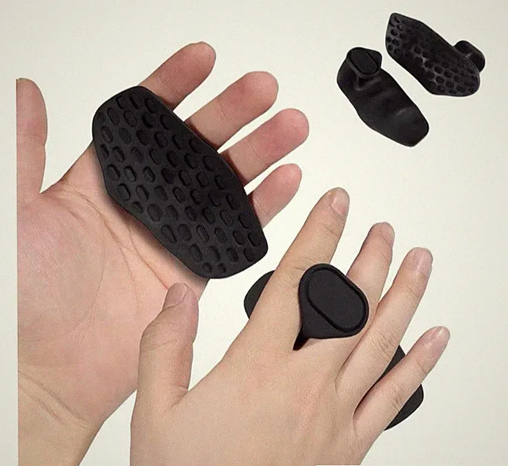 Ergonomic Weight Lifting Grips For Barbells & Dumbbells NIP