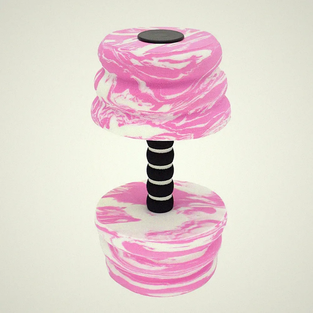 EVA Foam Water Dumbbell Low-Impact Water Dumbbell with Ribbed Grip Quick-Drying