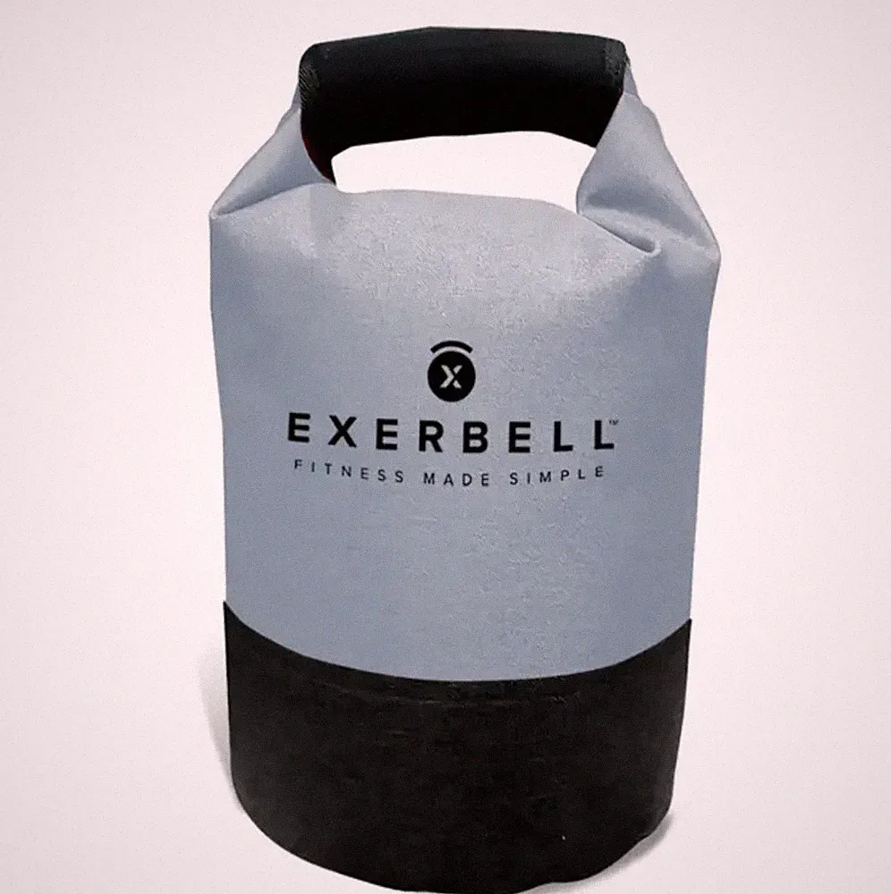 Exerbell Workout Weights – Foldable and Adjustable Kettlebell Sandbag Kettlebell