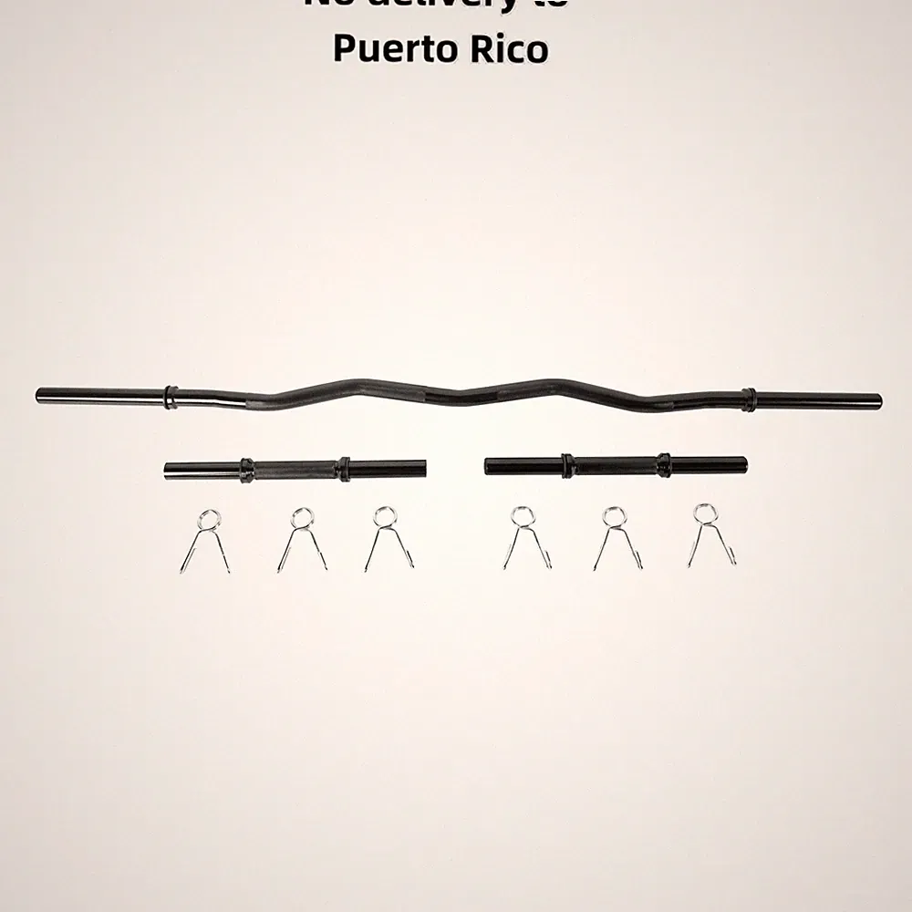 Fast delivery CAP Barbell Standard 1” Curl Bar and Dumbbell Handle Set