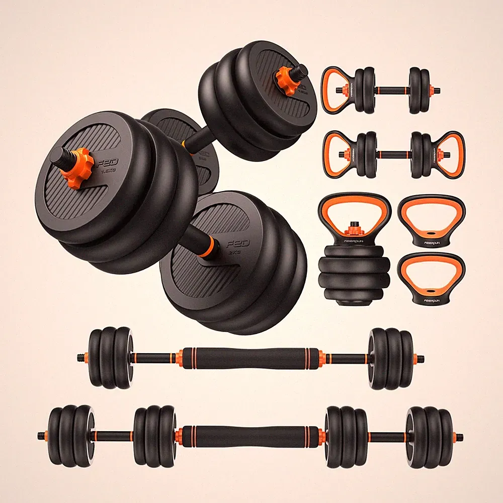 FEIERDUN DS2 Adjustable Dumbbells, 20/30/40/45/70/90lbs Free We... FAST USA SHIP