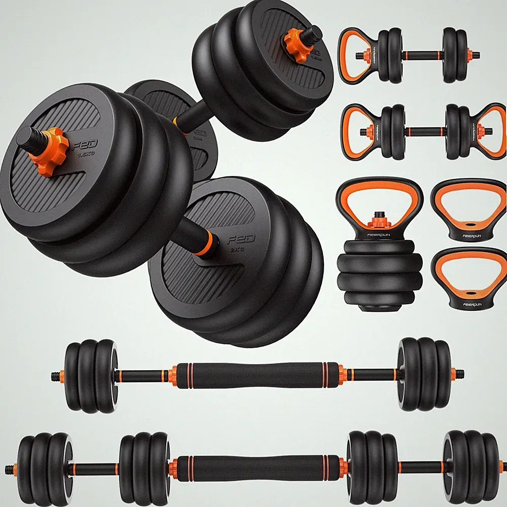 FEIERDUN DS2 Adjustable Dumbbells, 20/30/40/45/70/90lbs Free Weight Set with...