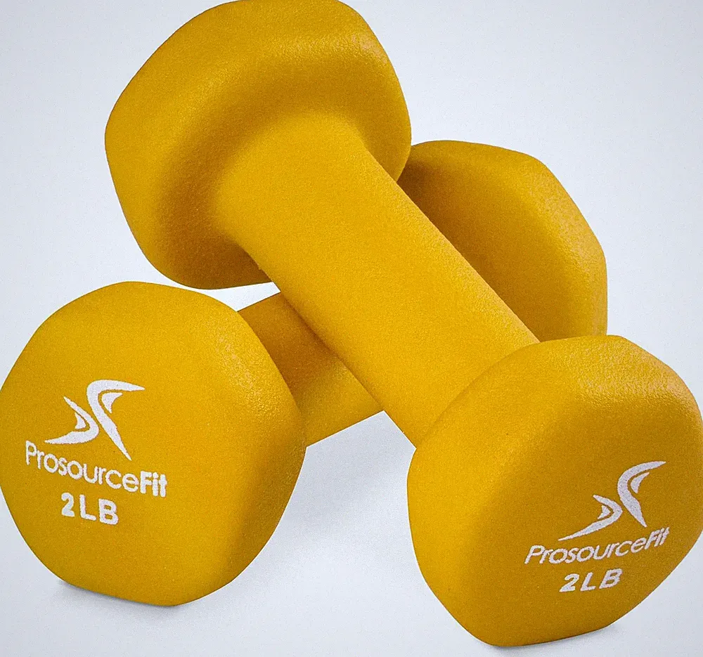fit Neoprene Dumbbell Coated for Non-Slip Grip