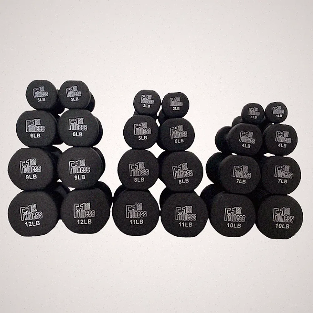Fitness First Neoprene Dipped Dumbbells PAIRS