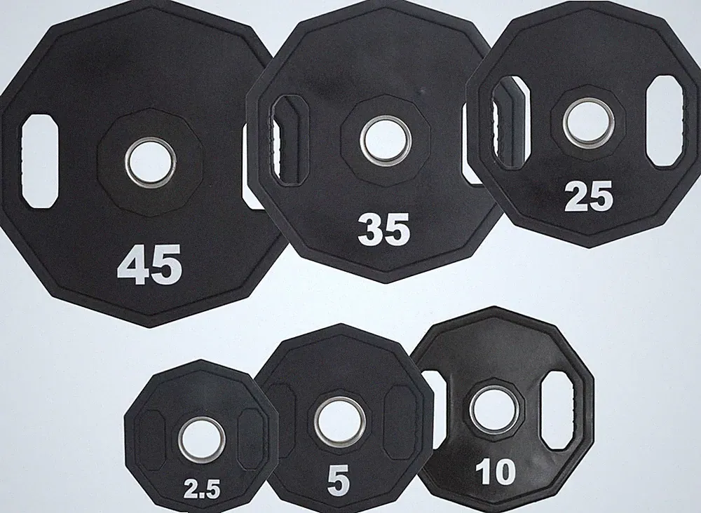 Fitness First Urethane Grip Weight Plate 2.5-45 Lbs