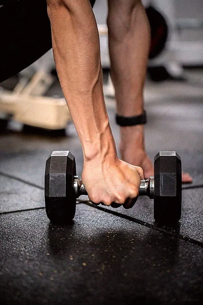 Fitness Gear 15lbs Cast Hex Dumbbell