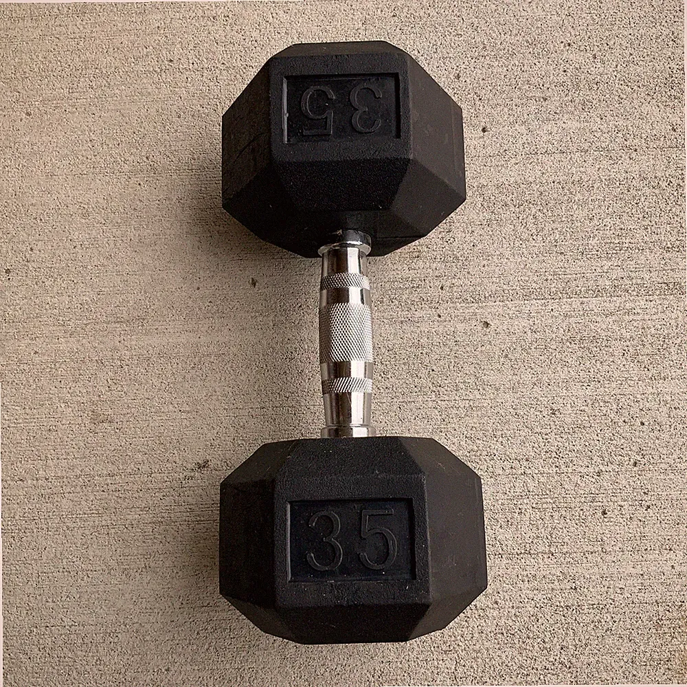 Fitness Gear 35 Pound Rubber Coated Dumbbell (Local Pick-Up Only)