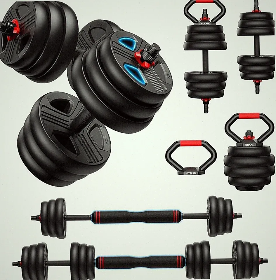 FITPLAM Adjustable Dumbbell Set,20/35/45/55/70/90lbs Free Weights Set with Up...