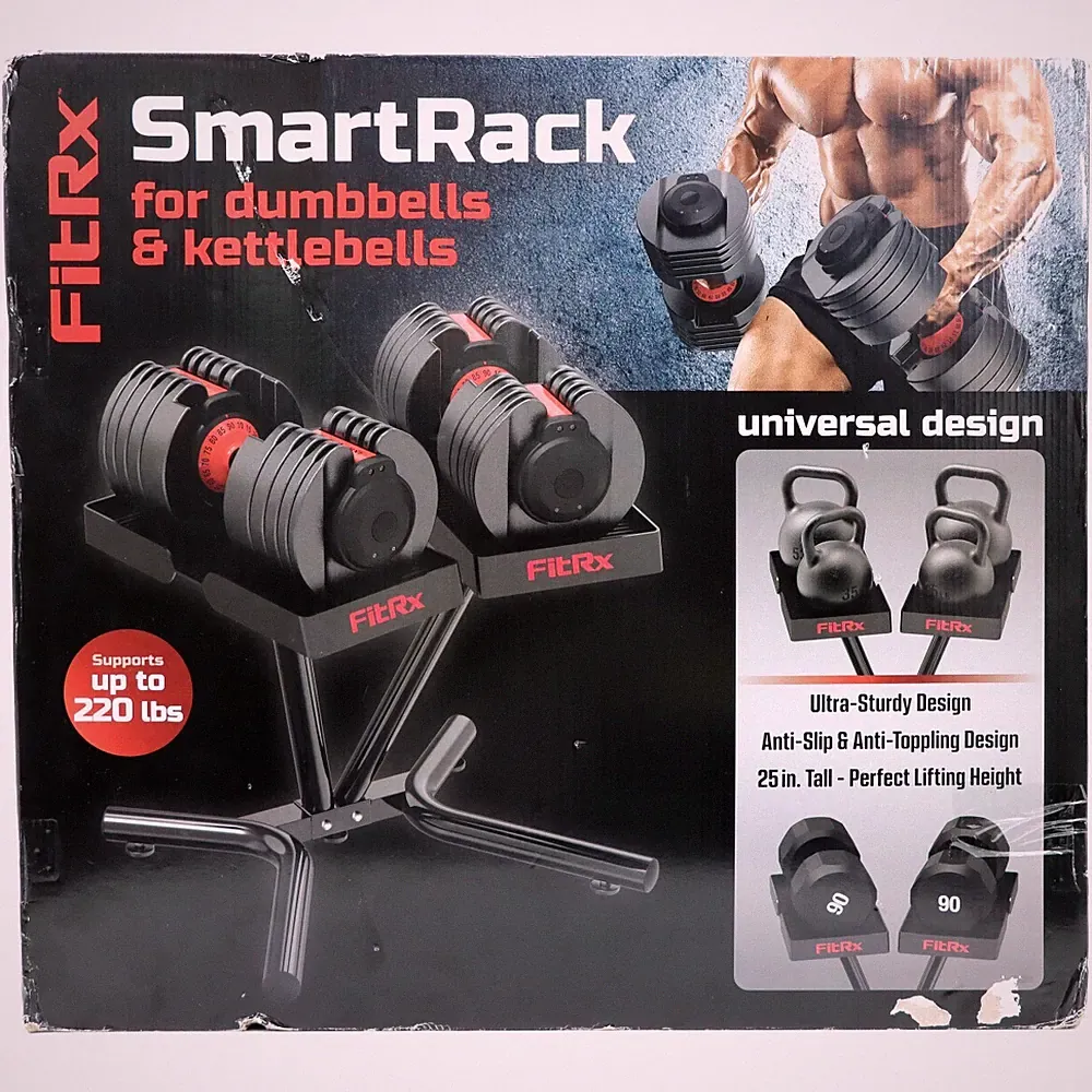 FITRX SMARTRACK SET FOR DUMBBELL WEIGHT RACK STAND SUPPORTS UP TO 220 POUND