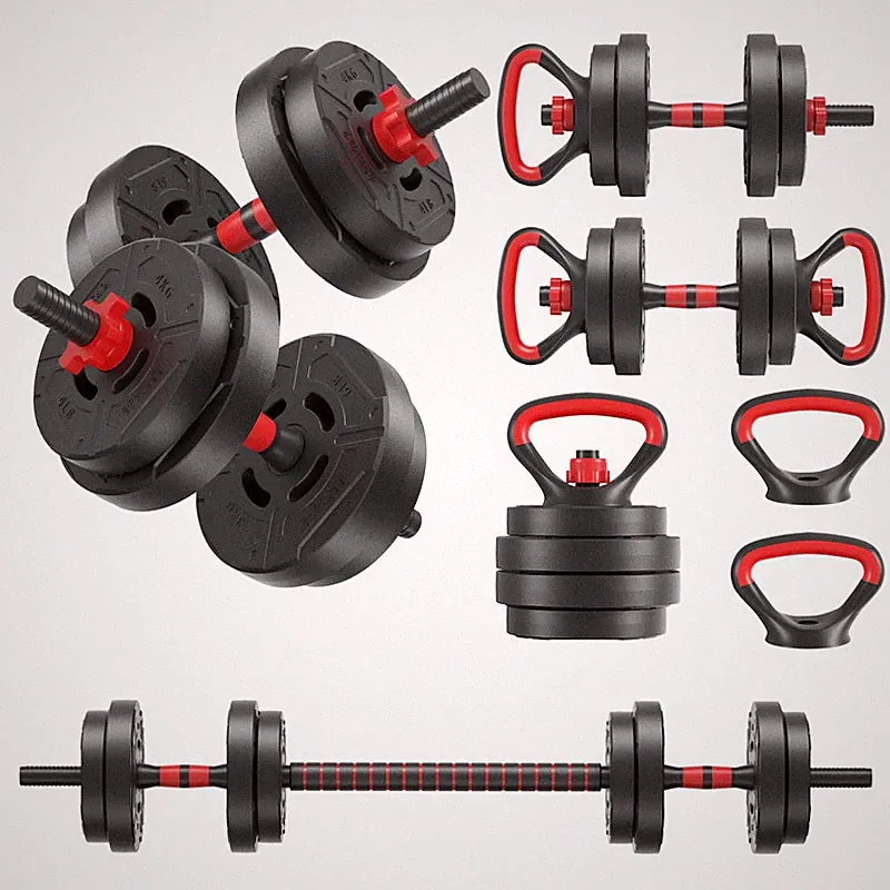 Fitvids 40Lbs 4In1 Adjustable Dumbbell Set Multi-Functional Changeable Dumbbell