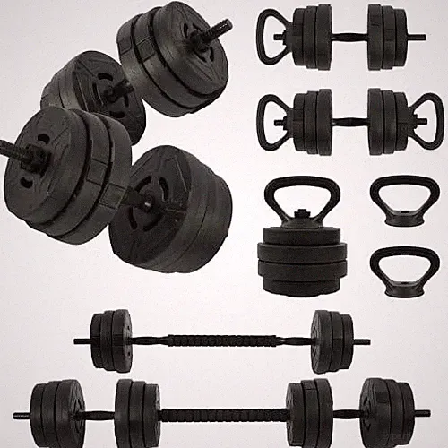 Fitvids Adjustable Dumbbell Set, 60lbs Free Weights Set with Connector, 4 in 1 C