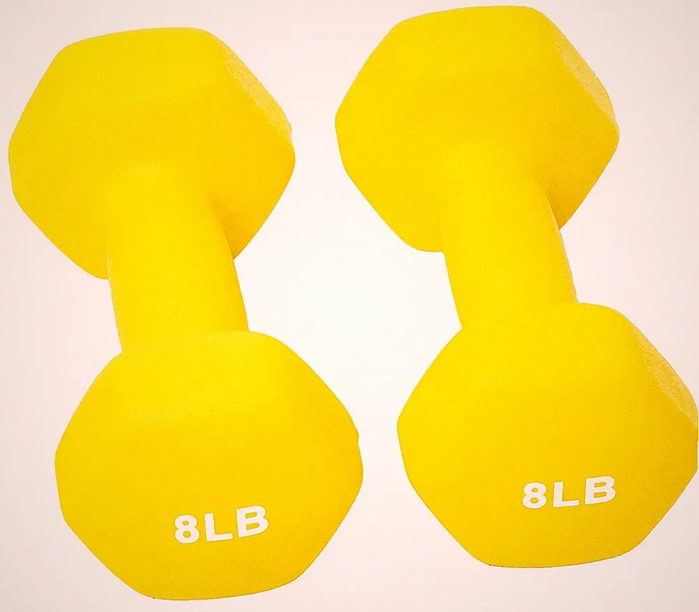 Fitvids Balancefrom Set Of 2 Neoprene Coated Non-Slip Grip Dumbbell Weights