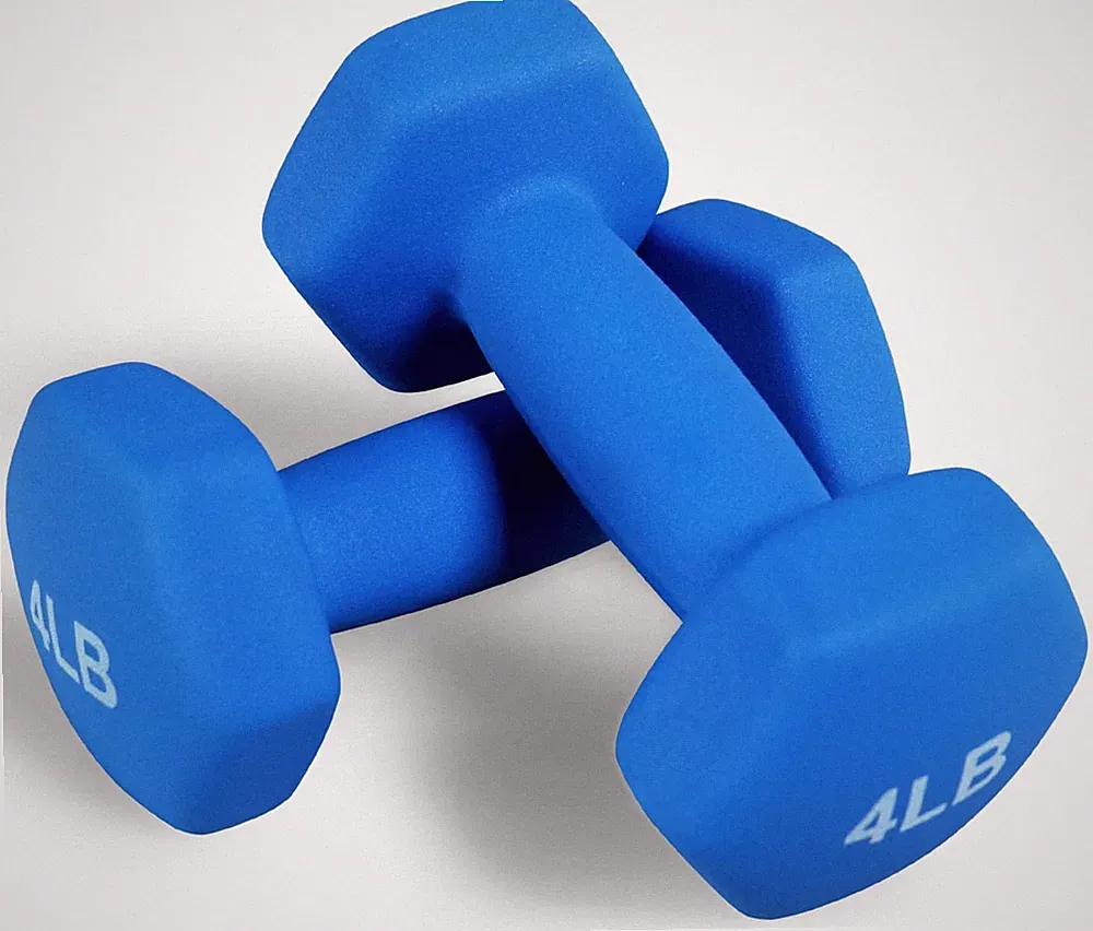 Fitvids Neoprene Dumbbell Hand Weights, Anti-Slip, Anti-roll, Hex Shape...