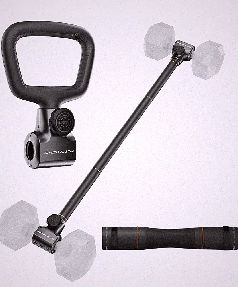 Flexible Dumbbell Converter Set丨Up to 260 LBS Weight Capacity Metal Bar