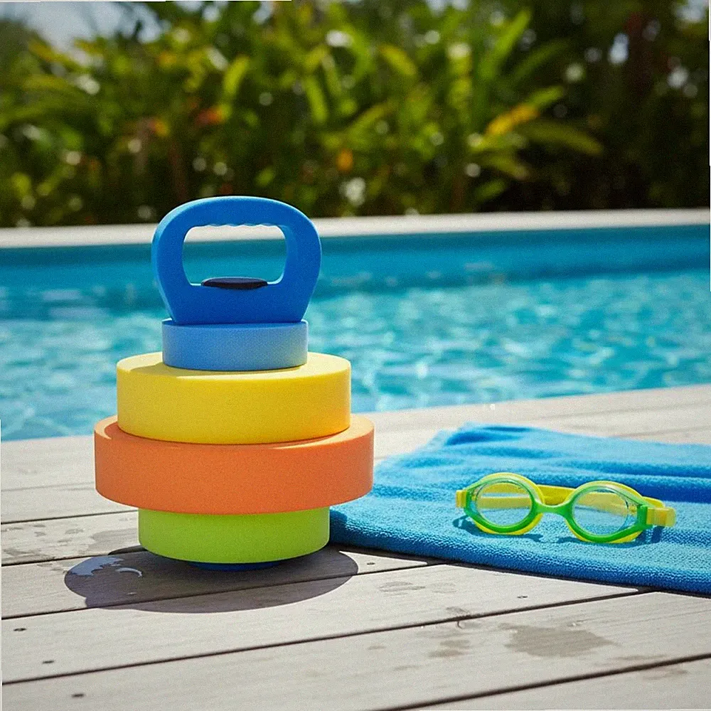 Foam Foam Water Dumbbells Buoyant Pool Dumbbells Quick-Drying for Children