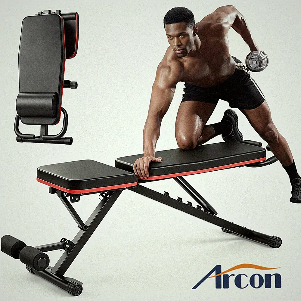 Foldable Dumbbell Bench Training Fitness Incline Weight Bench Adjustable Workout