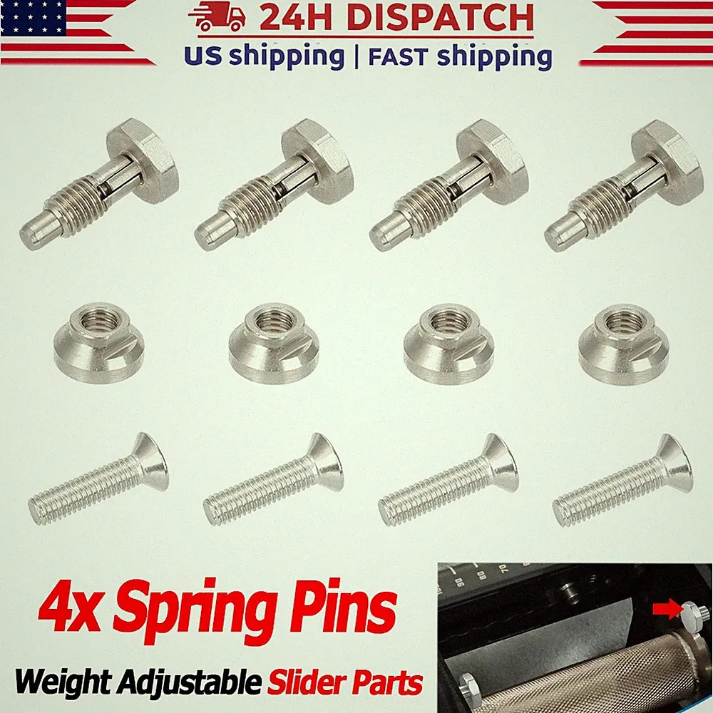 For REP X PEPIN Dumbbell Spring Pins with Weight Adjustable Slider Parts Screws