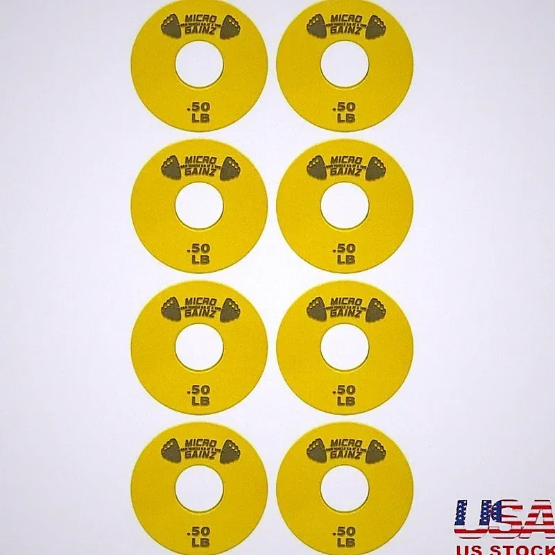 Fractional Weight Plates Standard 1 Inch Barbell Dumbbell Incremental Training